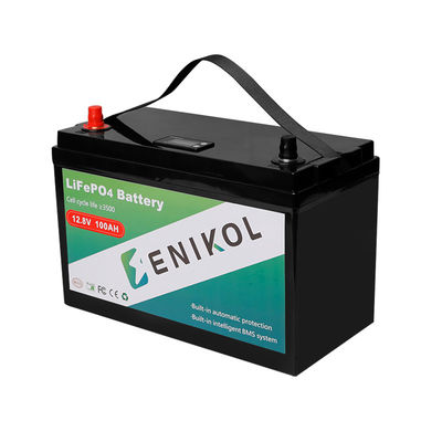 OEM 12 вольт RV LiFePo4 батарея 100ah Солнечная литий-ионная батарея Встроенная в BMS