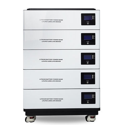 Жилой дом Складируемая LiFePo4 батарея 100ah 200ah 400ah 48v Энергохранилище батарея 5kw