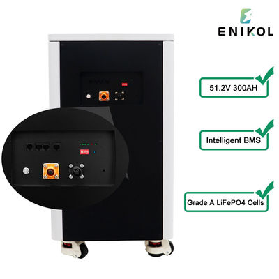 Lifepo4 аккумулятор 48v 300ah Литий-ионный солнечный аккумулятор колесо тип 15kwh аккумулятор