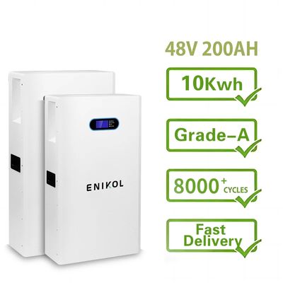 48-вольтовая литий-ионная батарея Стенная установка 200Ah 51.2V LiFePo4 батарея powerwall